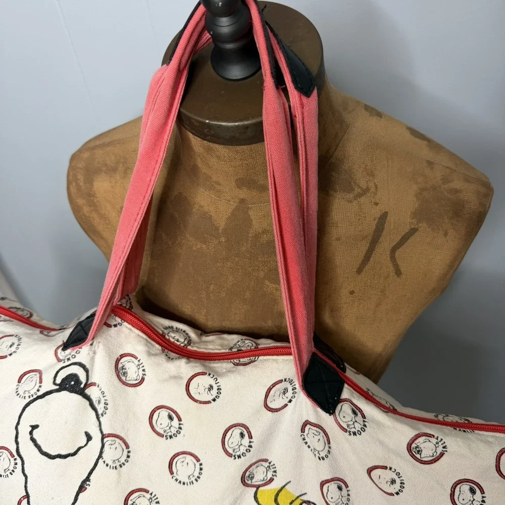 80s Vintage Charlie Brown Peanuts travel duffle bag